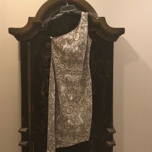 Moschino jeans off the shoulder dress size 10